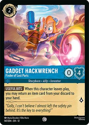 Gadget Hackwrench - Finder of Lost Parts (147/204) - WU - Common - Cold Foil