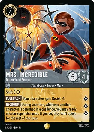 Mrs. Incredible - Determined Rescuer (195/204) - WU - Legendary