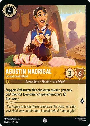 Agustin Madrigal - Exceptionally Kind (6/204) - WU - Common