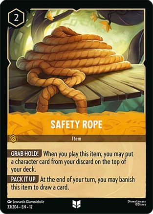 Safety Rope (33/204) - WU - Uncommon - Cold Foil