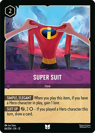 Super Suit (66/204) - WU - Uncommon - Cold Foil