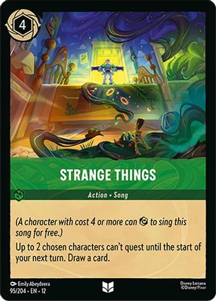 Strange Things FRANÇAIS (95/204) - CI - Inhabituelle