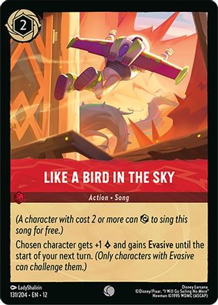 Like A Bird In the Sky (131/204) - WU - Common - Cold Foil