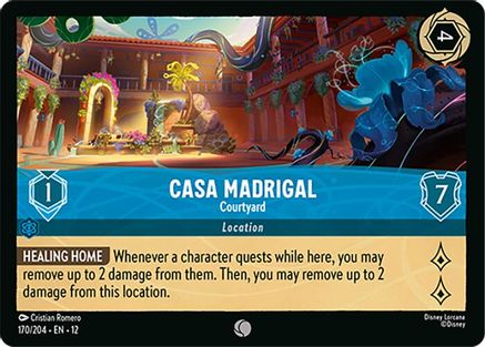 Casa Madrigal - Courtyard FRANÇAIS (170/204) - CI - Commune - Cold Foil