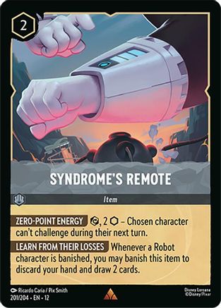 Syndrome's Remote (201/204) - WU - Rare