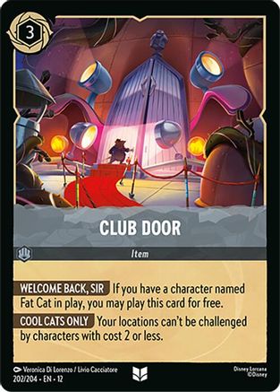 Club Door FRANÇAIS (202/204) - CI - Inhabituelle