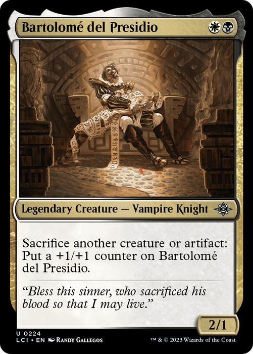 Bartolomé del Presidio (LCI-224) - uncommon - Foil