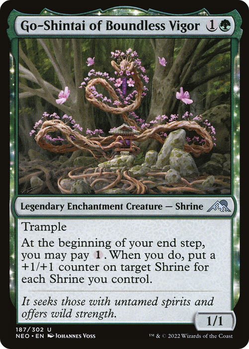 Go-Shintai of Boundless Vigor (NEO-187) - uncommon: (enchantment)
