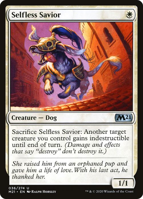 Selfless Savior (M21-036) - uncommon - Foil
