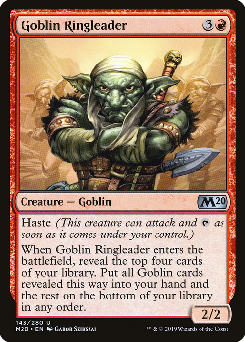 Goblin Ringleader (M20-143) - uncommon - Foil