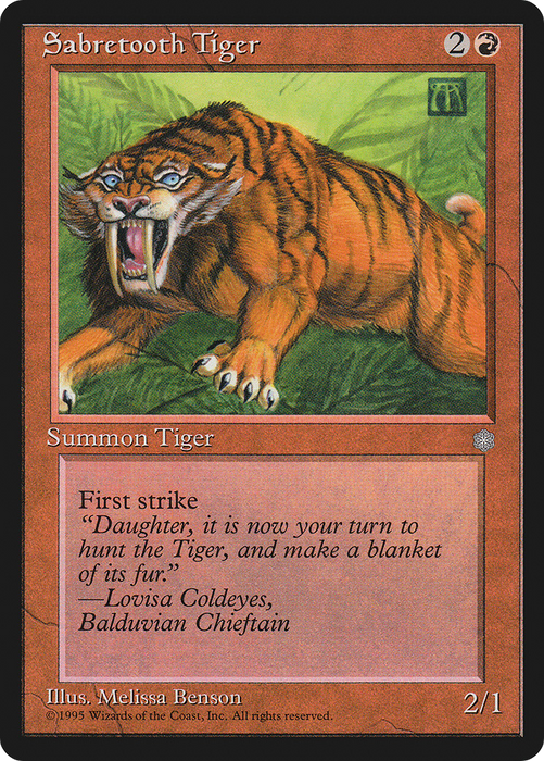 Sabretooth Tiger (ICE-215) - common