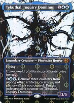 Tekuthal, Inquiry Dominus (ONE-431) - mythic: (Showcase) (Borderless) - Foil