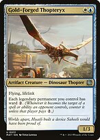 Gold-Forged Thopteryx (MAT-031) - uncommon