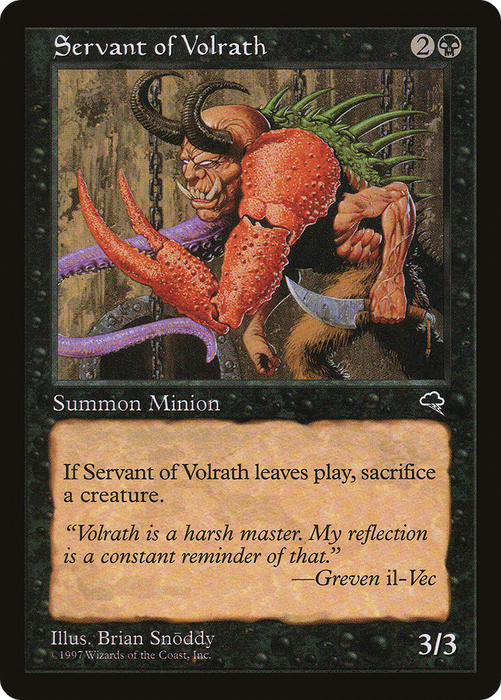 Servant of Volrath (TMP-156) - common