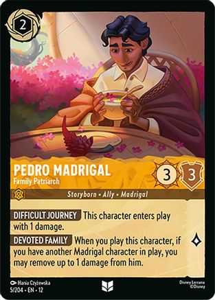 Pedro Madrigal - Family Patriarch (5/204) - WU - Uncommon