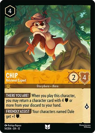 Chip - Retrieval Expert (14/204) - WU - Uncommon - Cold Foil