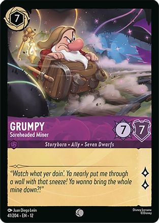 Grumpy - Soreheaded Miner FRANÇAIS (41/204) - CI - Commune