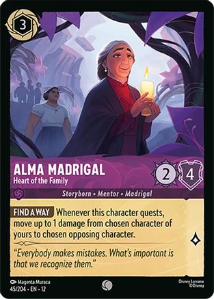 Alma Madrigal - Heart of the Family (45/204) - WU - Common