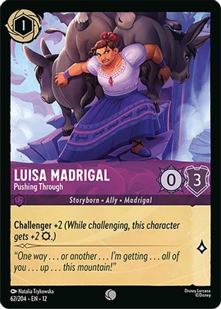 Luisa Madrigal - Pushing Through (62/204) - WU - Common - Cold Foil