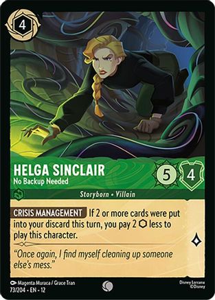 Helga Sinclair - No Backup Needed FRANÇAIS (73/204) - CI - Commune
