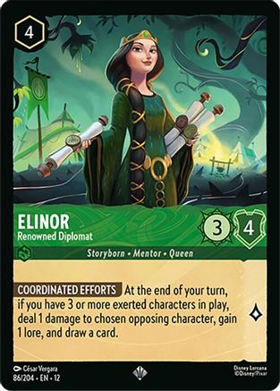 Elinor - Renowned Diplomat FRANÇAIS (86/204) - CI - Très Rare - Cold Foil