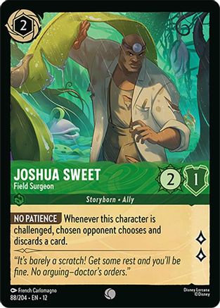 Joshua Sweet - Field Surgeon (88/204) - WU - Common - Cold Foil