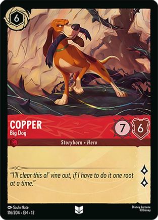 Copper - Big Dog (116/204) - WU - Uncommon