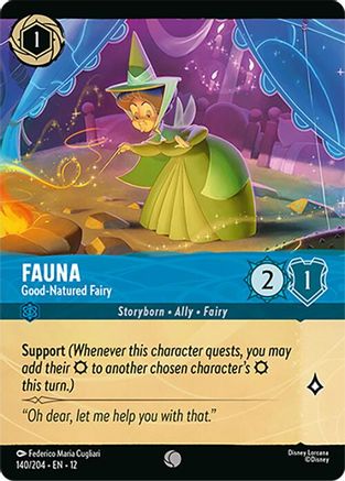 Fauna - Good-Natured Fairy (Foil) FRANÇAIS (140/204) - CI - Commune - Cold Foil