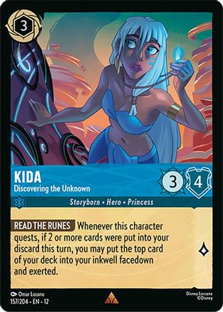 Kida - Discovering the Unknown (157/204) - WU - Rare - Cold Foil