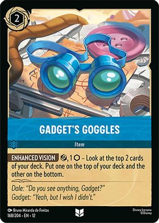 Gadget's Goggles (168/204) - WU - Uncommon - Cold Foil