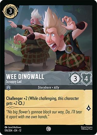 Wee Dingwall - Scrappy Lad FRANÇAIS (176/204) - CI - Commune - Cold Foil