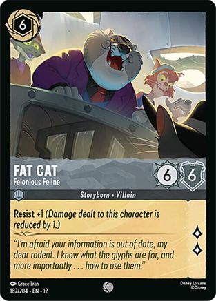 Fat Cat - Felonious Feline (182/204) - WU - Common