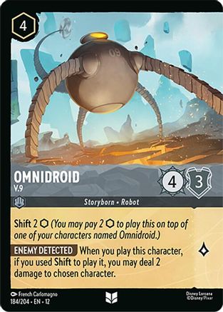 Omnidroid - V.9 (Foil) (184/204) - WU - Uncommon - Cold Foil
