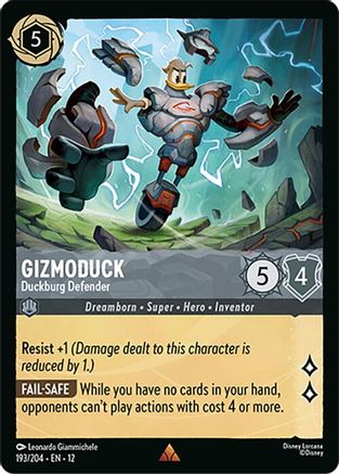 Gizmoduck - Duckburg Defender (193/204) - WU - Rare