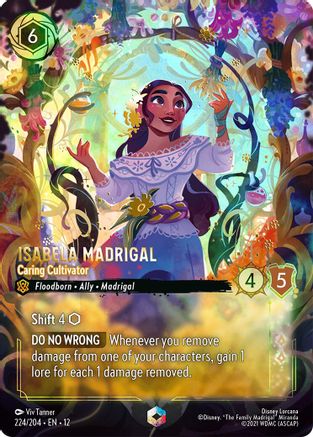 Isabela Madrigal - Caring Cultivator (Enchanted) (224/204) - WU - Enchanted - Holofoil