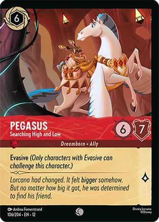 Pegasus - Searching High and Low (Foil) (106/204) - WU - Common - Cold Foil