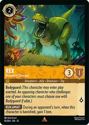 Rex - Protective Dinosaur (10/204) - WU - Rare