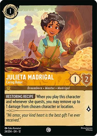 Julieta Madrigal - Caring Baker (24/204) - WU - Common - Cold Foil