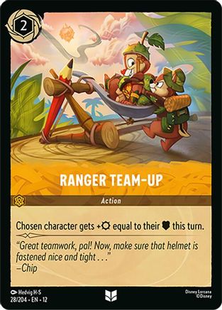 Ranger Team-Up (28/204) - WU - Uncommon - Cold Foil