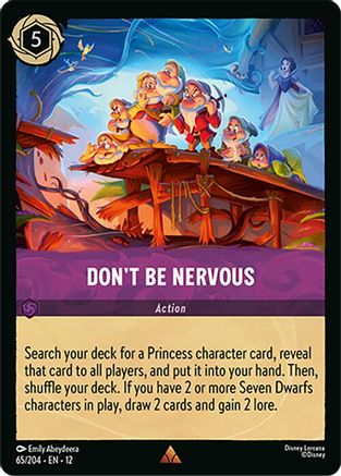 Don't Be Nervous (65/204) - WU - Rare