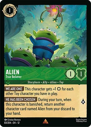 Alien - True Believer FRANÇAIS (83/204) - CI - Rare - Cold Foil