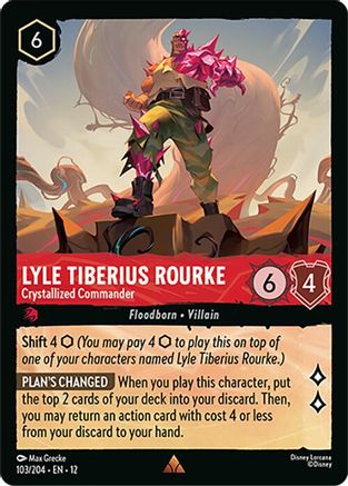 Lyle Tiberius Rourke - Crystallized Commander (103/204) - WU - Rare