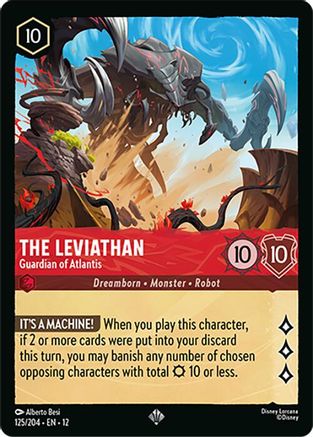 The Leviathan - Guardian of Atlantis (125/204) - WU - Super Rare