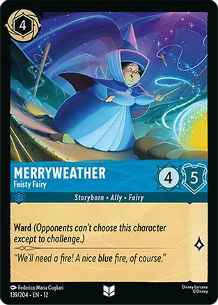 Merryweather - Feisty Fairy (139/204) - WU - Uncommon