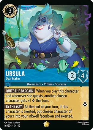 Ursula - Deal Maker (161/204) - WU - Legendary - Cold Foil