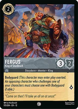 Fergus - King of DunBroch (175/204) - WU - Common - Cold Foil