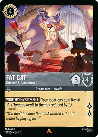 Fat Cat - Criminal Businessman (187/204) - WU - Rare