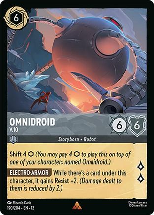 Omnidroid - V.10 FRANÇAIS (190/204) - CI - Rare - Cold Foil