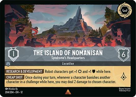 The Island of Nomanisan - Syndrome's Headquarters (204/204) - WU - Rare