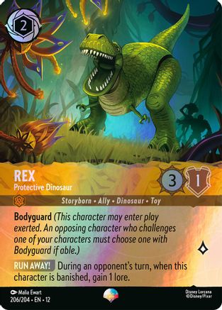 Rex - Protective Dinosaur (Epic) FRANÇAIS (206/204) - CI - Épique - Holofoil